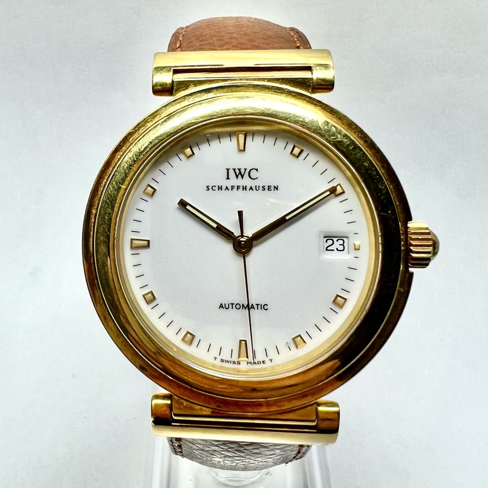 IWC SCHAFFHAUSEN DA VINCI 37mm Automatic 18K Yellow Gold Watch